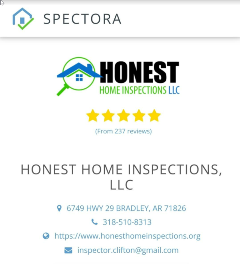 Spectora Home Inspection Reviews Screenshot